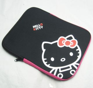 Black Cute HelloKitty Laptop Soft Case Bag 13 for Macbook ^^