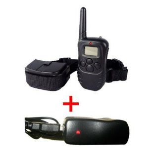Rechargeable Wireless LCD digital Smart Electric Shock training collar 