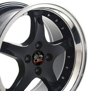 17 8/9 Black Cobra Wheels Set of 4 Rims Fit Mustang® GT 79 93