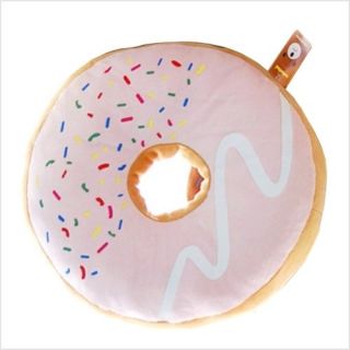 cute donut plush toy cushion bed chair pillow~strawbe​rry
