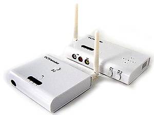 In 1 Wireless PC VGA To TV + RCA A/V To TV Sender Kit
