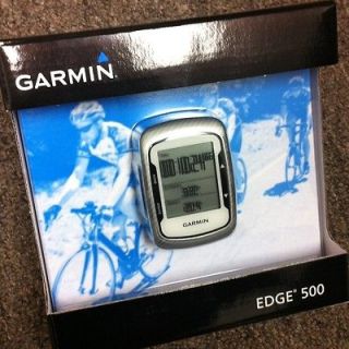NEW   Garmin Edge 500 Silver/Black Neutral GPS Computer   USA Seller 
