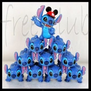 10pc Disney Lilo & Stitch Figure Stacker Tower Set