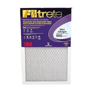 3M Filtrete Ultra Allergen Reduction Filters 1500 MPR 20 x 20 x 1 3 