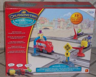 CHUGGINGTON INTERACTIVE RAILWAY STRAIGHT & CURVED TRACK PACK 23 PIECES