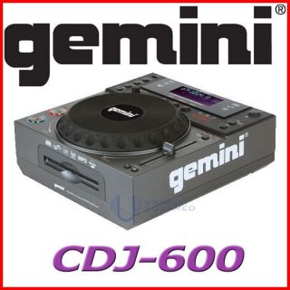 Gemini CDJ 600 CDJ600 CD  USB Player DJ Scratch