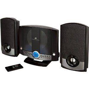 GPX HM3817DTBLK Vertical Home Music System with CD Player (Black)