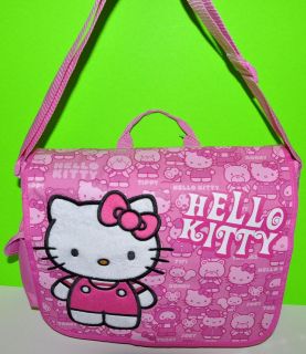 HELLO KITTY MESSENGER BAG PINK Backpack BOOKBAG TOTE PURSE /DIAPER BAG 
