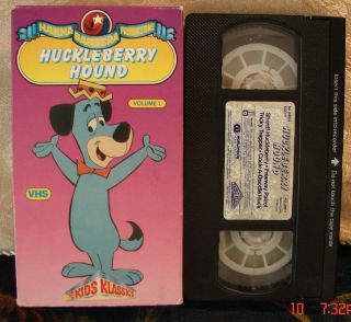 Hanna Barberas HUCKLEBERRY HOUND Volume 1 V.1 Vhs Video RARE OOP HTF 