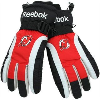 New Jersey Devils NHL Color Block Nylon Winter Gloves   GREAT GIFT