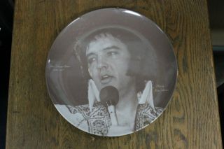 elvis presley collectable plate