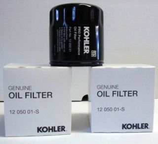 12 050 01 S(3) Kohler Oil Filters Redesigned for Better Performance 
