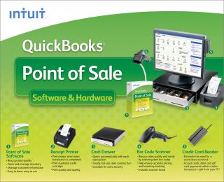 Intuit QuickBooks Point of Sale 2013 New User QBPOS v11 PRO HW/SW 