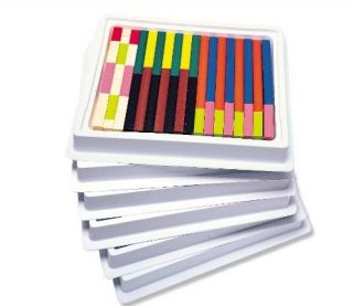 NEW Learning Resources Cuisenaire Rods Multipk Wood Set of 6 (LER7503 