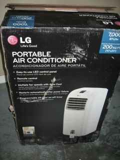 LG Electronics 7,000 BTU Portable Air Conditioner Dehumidifier 