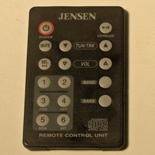JENSEN CAR STEREO REMOTE CONTROL H168 ((FASTSHIP))