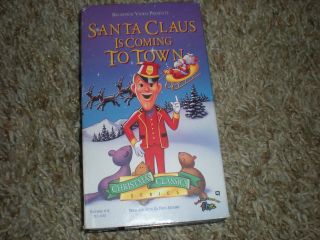 Santa Claus Is Coming To Town Christmas Classics Series VHS Kids 