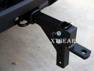 Level Raised 10 Adjustable Ball Mounting Mount Tow Drop Hitch 2 