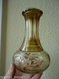 bohemian cut glass in Pottery & Glass