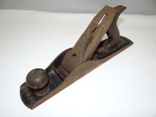 Antique Old 1910 Bailey No 5 Carpenters Hand Tool Wood Block Planer 