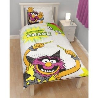 NEW THE MUPPETS ANIMAL PANEL SINGLE BED DUVET QUILT COVER SET GIFT
