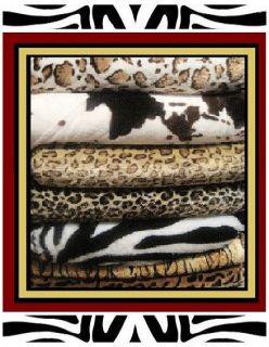 ANIMAL BLANKETS COZY FAUX FUR AND LUXURIOUS SHERPA