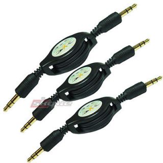   Stereo 3.5mm Male to Male M/M Audio Cable, Iphone 4s Audio Aux 3.5