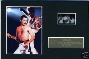   Freddie Mercury Limited Edition Rock Music Film cell May Rogers + COA