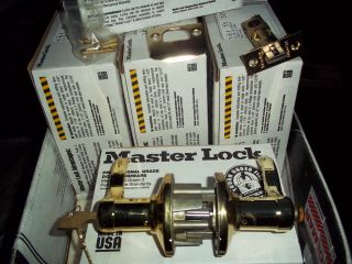 Master Lock 161 35 30 Keyed Lever Door Lock Bright Brass Lever Entry 