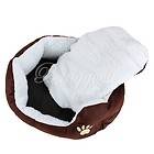   Dog Puppy Cat Soft Fleece Warm Bed House Plush Cozy Nest Mat Pad Mat
