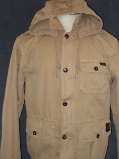 Large Cedarwood Mohawk Jacket Ralph Lauren Polo coat cotton brown tan 