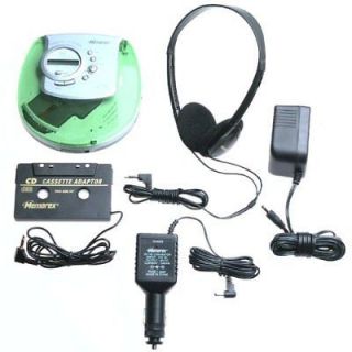 Memorex MD6440 Portable 40sec CD Player+ Car Kit+ AC & Cassette 