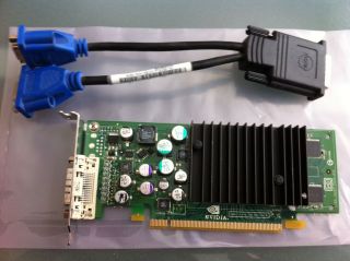NVIDIA QUADRO NVS285 PCI e 16x 128MB SFF LOW PROFILE DUAL MONITOR 