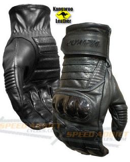 Olympia 470 Mens Kangaroo Curve Leather Sport Bike Motorcycle Gloves 