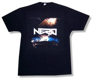 NERO WELCOME REALITY BLACK SLIM FIT T SHIRT NEW ADULT OFFICIAL LARGE 