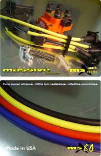 Ignition Kit MSD Coil Pack MSX80 Spark Plug Cables Wires Focus Zetec 2 