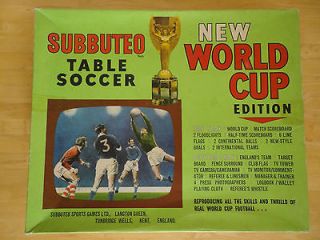 Vintage Subbuteo Table Soccer NEW WORLD CUP Edition