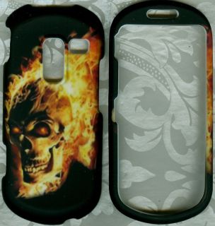 Fire Skull Samsung SCH R580 Profile phone case hard cover