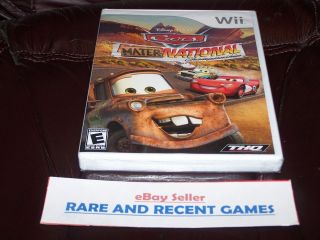 CARS MATER NATIONAL (Nintendo Wii) AUTHENTIC 100% BRAND NEW & FACTORY 