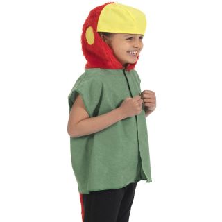 PARROT TABARD ANIMAL ONE SIZE CHILD COSTUME FANCY DRESS UP KIDS BOOK 