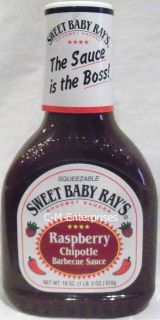 Sweet Baby Rays Raspberry Chipotle Barbecue Sauce 18oz