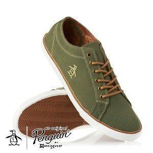   penguin brewton mens trainers shoes rifle green location united