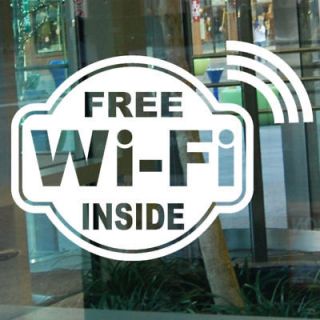 FREE WI FI INTERNET ACCESS CAFE BANNER FLAG SIGN
