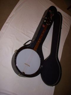 PARAMOUNT BANJO WITH CASE AND STRAP