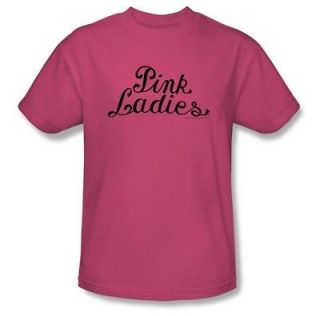 Licensed Paramount Grease Pink Ladies Logo Adult Shirt S 3XL