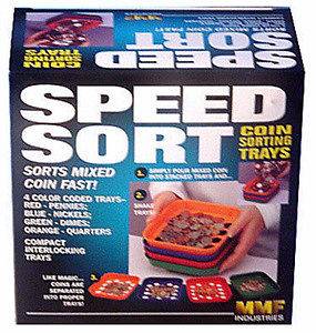 Speed Sort Coin Sorting Trays,like magic coins fall into theIR trays