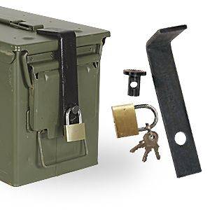 Ammo Can Lock System fits 50cal 30cal 5.56 60mm 40mm 20mm Ammo Box