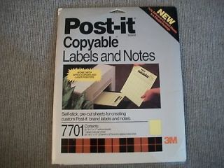 11 3M Post It Yellow Sticky Notes & Labels, Printable 24 