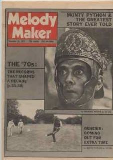 Genesis/Damned​/The Beat Melody Maker Magazine 1979