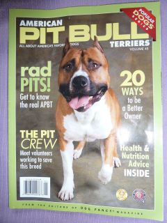 American Pit Bull Terrier magazine pet care back issue Dog Fancy 